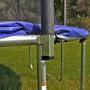 Skywalker Trampolines 12-Foot Jump N’ Dunk Trampoline with Enclosure Net - Basketball Trampoline