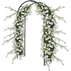 S AFSTAR Metal Garden Arch for Wedding, Plants Climbing Pergola, Decoration Arbor for Party Garden