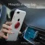 Spigen Style Ring 2 Cell Phone Ring/Phone Grip/Stand/Holder for All Phones and Tablets Compatible with Magnetic Car Mount - Red