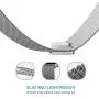 Valkit Compatible with Galaxy Watch 46mm/Galaxy Watch 3 45mm Bands, 2 Pack 22mm Stainless Steel Solid Wristbands Metal Straps for Samsung Galaxy Watch 3/Galaxy Watch 46mm/Gear S3 Frontier/Ticwatch Pro