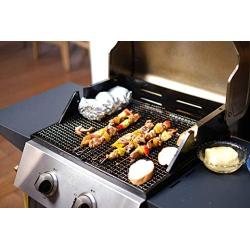 Grillers Choice Kabob Skewers, Set of 14, 15'' Shish Kabob Skewers for Grilling. Made with Type 440 Stainless Steel, The Highest Grade of Stainless Steel. Strong Metal skewers.