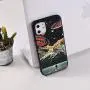 LuGeKe Mountain Phone Case for iPhone 6/iPhone 6s,Space Planets Patterned Case Cover,Hard PC Back with TPU Bumper Protective Cover for Girls Boys Women Men(Lovers)