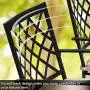 PHI Villa Patio Swivel Chair Outdoor Metal Dining Chairs Patio Furniture Sets Garden Backyard Cushion All-Weather - 2 PC PHI Villa Patio Swivel Chair Outdoor Metal Dining Chairs Patio Furniture Sets Garden Backyard Cushion All-Weather - 2 PC