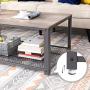 VASAGLE Sofa Table, Coffee, Greige