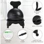 Gaiam Classic Balance Ball Chair – Exercise Stability Yoga Ball Premium Ergonomic Chair for Home and Office Desk with Air Pump, Exercise Guide and Satisfaction Guarantee