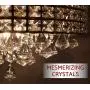 Kira Home Gemma 15'' Modern Chic 4-Light Flush Mount Crystal Chandelier + Round Metal Shade, Dimmable, Brushed Black Finish