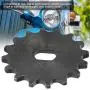 Alomejor Chain Sprocket Gear Electric Scooter Motor Engine 16 Tooth Sprocket Metal Chain Wheel for 12X17mm Alomejor Chain Sprocket Gear Electric Scooter Motor Engine 16 Tooth Sprocket Metal Chain Wheel for 12X17mm