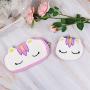 SUBANG 6 Pieces Pencil Case Unicorn Cotton Pencil Bag Soft Pencil Case Makeup Bag Cosmetic Bag