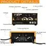 PZP 12v Battery Charger, Adjustable Metal 10 Amp Portable Automatic Smart Trickle Charging Battery Maintainer, Suitable for All 6v-12v Batteries, Such as Motorcycle, Car, Lawn Mower, Marines etc. PZP 12v Battery Charger, Adjustable Metal 10 Amp Portable Automatic Smart Trickle Charging Battery Maintainer, Suitable for All 6v-12v Batteries, Such as Motorcycle, Car, Lawn Mower, Marines etc.