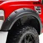 Tidal Fender Flares 4PCS Textured Black Pocket Rivet Style ABS for 08-10 Super Duty F250/F350