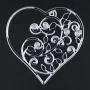 Whitelotous Cutting Dies Cut Dies Stencil Metal Template Mould for DIY Scrapbook Album Paper Card (Hollowout Heart) Whitelotous Cutting Dies Cut Dies Stencil Metal Template Mould for DIY Scrapbook Album Paper Card (Hollowout Heart)