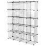 VINGLI Wire Cube Storage, 20-Cube Organizer Metal Grids Shelves, Stackable Storage Bins Multifunction Shelving Unit Modular Cubbies Organizer Bookcase for Home Office (20-Cube) VINGLI Wire Cube Storage, 20-Cube Organizer Metal Grids Shelves, Stackable Storage Bins Multifunction Shelving Unit Modular Cubbies Organizer Bookcase for Home Office (20-Cube)