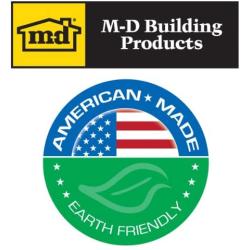 M-D Building Products 68593 1-3/4x36-Inch Aluminum Weatherstrip Door Bottom with Mill/Vinyl Finish