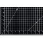 Dahle - 10671-12580 Vantage 10671 Self-Healing Cutting Mat, 12''x18'', 1/2'' Grid, 5 Layers for Max Healing, Perfect for Crafts & Sewing, Black