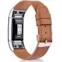 Meliya Leather Bands Compatible with Fitbit Charge 2 Bands for Women and Men, Adjustable Soft Leather Wristband with Metal Clasp for Fitbit Charge 2 (for 5.5''-8.1'' Wrists, Brown) Meliya Leather Bands Compatible with Fitbit Charge 2 Bands for Women and Men, Adjustable Soft Leather Wristband with Metal Clasp for Fitbit Charge 2 (for 5.5''-8.1'' Wrists, Brown)