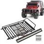 Drfeify 1/10 RC Car Roof Rack Luggage Carrier Tray Parts for TRX-4/SCX10(with LED) Drfeify 1/10 RC Car Roof Rack Luggage Carrier Tray Parts for TRX-4/SCX10(with LED)