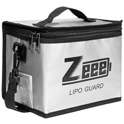 Zeee Lipo Safe Bag Fireproof Explosionproof Bag Large Capacity Lipo Battery Storage Guard Safe Pouch for Charge & Storage(8.46 x 6.5 x 5.71 in )