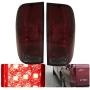 AJP Distributors LED Tail Light Lamp For Ford F150 F250 F350 Style Side (Red Smoke)