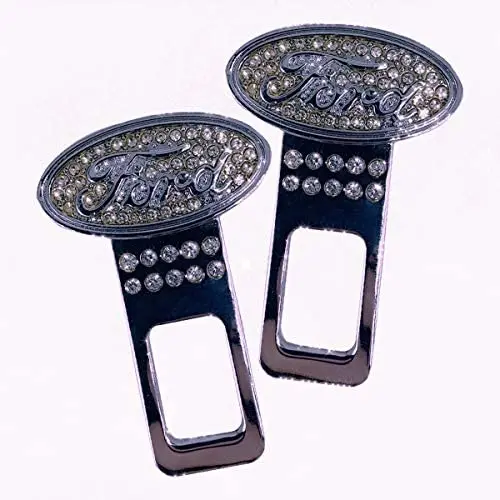 2 Pack Bling Car Seat Belt Clip with Glass Diamond Rhinestone Inlay, Universal Seat Belt Buckle Auto Metal for Daily Driving, drive satisfied alarm stopper silencer, gift for girlfriend 2 Pack Bling Car Seat Belt Clip with Glass Diamond Rhinestone Inlay, Universal Seat Belt Buckle Auto Metal for Daily Driving, drive satisfied alarm stopper silencer, gift for girlfriend