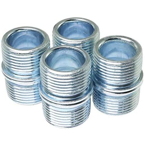 PSCCO 4pcs Wire Rack Shelve Unit Pole Connector Storage Shelf Shelving Holder Connection Nuts Replacement Parts (ID: 16mm, OD: 23mm)
