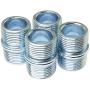 PSCCO 4pcs Wire Rack Shelve Unit Pole Connector Storage Shelf Shelving Holder Connection Nuts Replacement Parts (ID: 16mm, OD: 23mm)