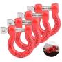 Dilwe RC Crawler Tow Hook, Metal RC Tow Hook Buckle Tow Chain 1/10 Scale Trailer Hook for SCX10 Car Remote Control Upgrade Part