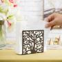 Coffee Metal Tree & Bird Design Tabletop Napkin Holder/Freestanding Tissue Dispenser