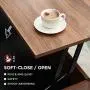 WLIVE Wood Lift Top Coffee Table with Hidden Storage Compartment, Side Drawer and Metal Frame, Lift Tabletop Dining Table for Home, Living Room, Office WLIVE Wood Lift Top Coffee Table with Hidden Storage Compartment, Side Drawer and Metal Frame, Lift Tabletop Dining Table for Home, Living Room, Office