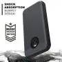 Moto X4 Case, CinoCase X4 Phone Case Heavy Duty Protective Case Hybrid TPU Bumper Shockproof Case with Brushed Metal Texture Hard PC Back for Moto X4 Grey Moto X4 Case, CinoCase X4 Phone Case Heavy Duty Protective Case Hybrid TPU Bumper Shockproof Case with Brushed Metal Texture Hard PC Back for Moto X4 Grey
