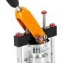 RanBB Button Maker, Manual Badge Maker Machine Punch Press Machine DIY with 100 Sets Circle Button Parts Multi-Size (58mm / 2.28'')