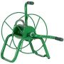 Yard Butler Handy Reel Easy Winding Heavy Duty Metal Garden 75’ Water Hose Reel Low Profile Portable Ground Or Wall Mount– IHR-1GRN Green