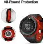 Sibode Compatible with Suunto Core Watch Band, Rubber Replacement Watch band, Soft Wrist Band Strap with Metal Clasp for Suunto Core Smart Watch (Black & Red) Sibode Compatible with Suunto Core Watch Band, Rubber Replacement Watch band, Soft Wrist Band Strap with Metal Clasp for Suunto Core Smart Watch (Black & Red)