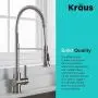 Kraus KPF-1690SFS Britt Pre-Rinse/Commercial Kitchen Faucet with Dual Function Sprayhead in all-Brite Finish, Spot Free Stainless Steel