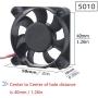 GDSTIME 5Volt 50x10mm 50mm 2 Inch Dupont Connector Small Brushless Dc Cooling Fan