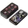 Metal Game Dice Set D&D,DNDND Heavy Metallic DND Dice Set with Grogeous Gift Metal Tin for Dungeons and Dragons Tabletop Games Blender Red and Black