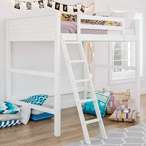 Dorel Living Denver Full Size Loft, White bed Dorel Living Denver Full Size Loft, White bed