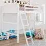 Dorel Living Denver Full Size Loft, White bed Dorel Living Denver Full Size Loft, White bed