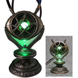 Gmasking 2020 Metal Eye of Agamotto Light-up Cosplay Necklace Pendant Exclusive Full Size Replica Props