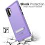 CoverON Metal Kickstand SleekStand Series for Samsung Galaxy Note 10 Plus Case/Note 10 Plus 5G Case - Purple