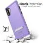 CoverON Metal Kickstand SleekStand Series for Samsung Galaxy Note 10 Plus Case/Note 10 Plus 5G Case - Purple