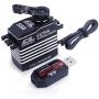 AGFRC 55KG Digital-Steering-Servo High-Torque Programmable - Full Metal Gear Brushless Servo for 1/8 1/10 RC Models, Control Angle 180° (A86BHM&AGF-SPV2)