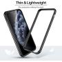 ESR Bumper Case Compatible for iPhone 11 Pro Max, Metal Frame Armor with Soft Inner Bumper [Zero Signal Interference] [Raised Edge Protection] for iPhone 11 Pro Max 6.5''(2019), Space Gray