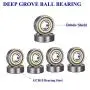 608ZZ Skateboard Bearing, Double Metal Shielded Deep Groove Ball Bearings 8x22x7mm 608 ZZ Bearing Ball Bearing 3D Printers Parts (10 Pack) 608ZZ Skateboard Bearing, Double Metal Shielded Deep Groove Ball Bearings 8x22x7mm 608 ZZ Bearing Ball Bearing 3D Printers Parts (10 Pack)