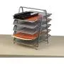 Mind Reader Desk Organizer with 5 Sliding Trays for Letters, Documents, Mail, Files, Paper, Silver Mind Reader Desk Organizer with 5 Sliding Trays for Letters, Documents, Mail, Files, Paper, Silver