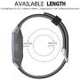 SKYLET Bands Compatible with Fitbit Ionic, Soft Silicone Breathable Replacement Wristband Compatible with Fitbit Ionic Smart Watch with Buckle [Black-Gray, Large]