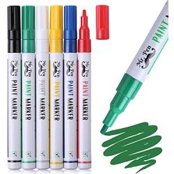 Mr. Pen- Paint Markers, 6 Pack, Paint Pens, Fine Point Markers, Permanent Markers Assorted Colors, Fine Tip Permanent Markers, Permanent Markers Fine Point, Oil Based Paint Markers, Colored Paint Pen