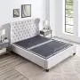 Naomi Home idealBase Adjustable Mattress Base with Massage, Head and Foot Incline, Wireless Remote Gray/Full Naomi Home idealBase Adjustable Mattress Base with Massage, Head and Foot Incline, Wireless Remote Gray/Full