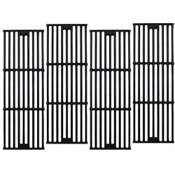 Votenli C6505A(4-Pack) Cast Iron Cooking Grid Grates Replacement for Chargriller 2121, 2123, 2222, 2828, 3001, 3008, 3030, 3725, 4000, 4208, 5050, 5072, 5252, 5650, 9020