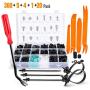 GOOACC - GRC-34 Push Bumper Fastener Rivet Clips with 18 Most Popular Sizes Auto Push Pin Rivets for Benz, BMW, Toyota, Honda, Subaru, Nissan, Mazda etc