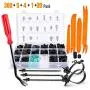 GOOACC - GRC-34 Push Bumper Fastener Rivet Clips with 18 Most Popular Sizes Auto Push Pin Rivets for Benz, BMW, Toyota, Honda, Subaru, Nissan, Mazda etc